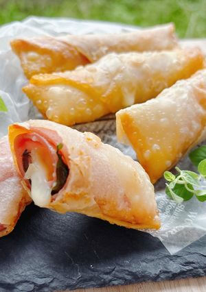 モーニングハムとチーズの春巻き-レシピのメイン写真