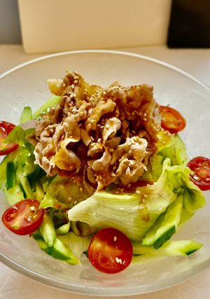 自家製☆キムチドレッシング☆の豚しゃぶサラダ☆-レシピのメイン写真