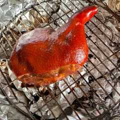 รูปของ 骨付き鶏もも肉の燻製【２回目の時の為の覚え書き】