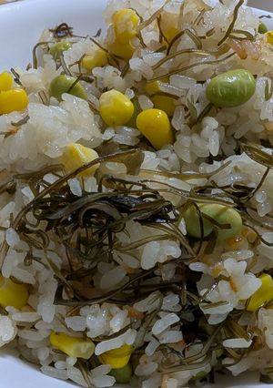 とうもろこしと枝豆のおこわ-レシピのメイン写真