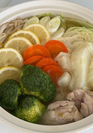 もへじの「塩レモン鍋つゆ」で作る簡単鍋-レシピのメイン写真