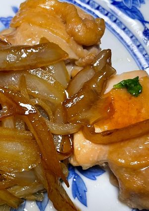 胸肉と玉ねぎの蜂蜜煮-レシピのメイン写真