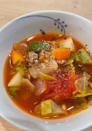 ミネストローネ⭐︎大根と豚挽き肉入り-レシピのメイン写真