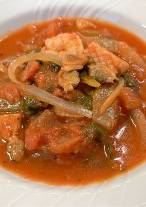 セロリとシーフードのトマト煮-レシピのメイン写真