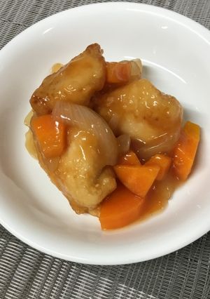 【保育園給食】酢鶏-レシピのメイン写真