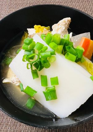お正月の残り野菜整理🧹deお雑煮アゲイン-レシピのメイン写真