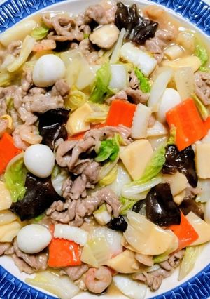簡単本格的！旨味たっぷり八宝菜！おもてなしにも-レシピのメイン写真