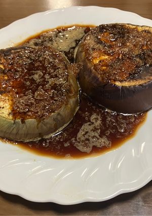味の素で作る丸茄子のステーキにんにく醤油仕立て-レシピのメイン写真