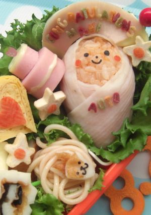 かわいい赤ちゃん　キャラ弁-レシピのメイン写真