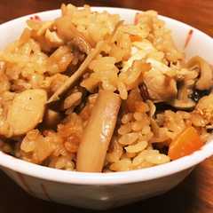 きのこの炊き込みご飯-レシピのメイン写真