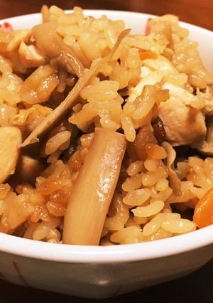 きのこの炊き込みご飯-レシピのメイン写真