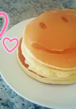 ニコちゃん☺簡単♡かわいい♡ホットケーキ-レシピのメイン写真