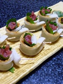 簡単!ちくわの梅しそ巻!(^^)!-レシピのメイン写真