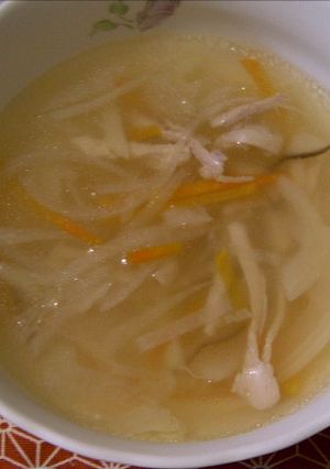 じっくりことことチキンスープ-レシピのメイン写真