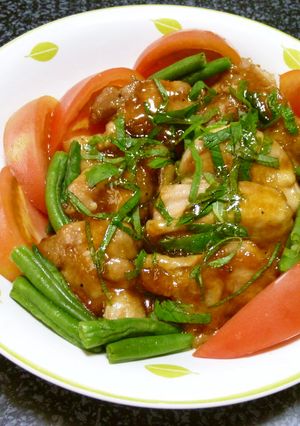 鶏モモ肉の照り焼き彩り風-レシピのメイン写真