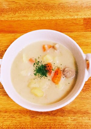 豆乳ホワイトシチュー（ルー無し）-レシピのメイン写真