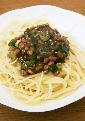 [簡単]納豆パスタ-レシピのメイン写真