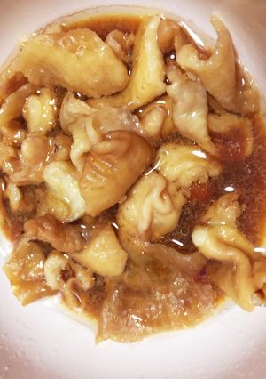 レンジのみ！鶏皮の焼き鳥タレ味♡-レシピのメイン写真