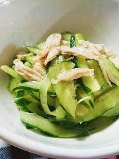 キュウリとささ身の和え物-レシピのメイン写真