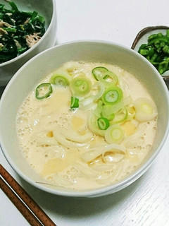 まろやか豆乳坦々うどん-レシピのメイン写真