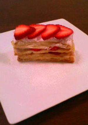 簡単☆いちごのミルフィーユ-レシピのメイン写真