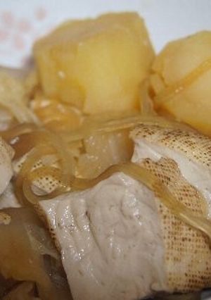 焼き豆腐とじゃが芋の炊いたん★おばんざい-レシピのメイン写真