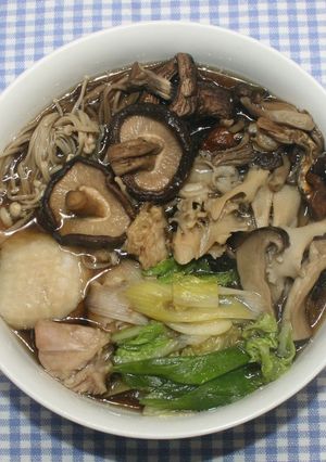 超濃厚きのこ出汁☆9種類乾燥きのこスープ-レシピのメイン写真