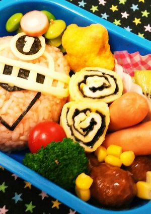 トッキュウジャー １号☆キャラ弁-レシピのメイン写真