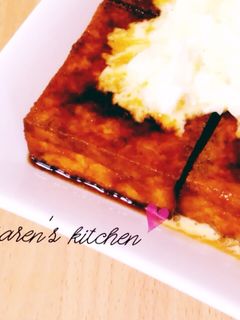 厚揚げのチキン南蛮風-レシピのメイン写真