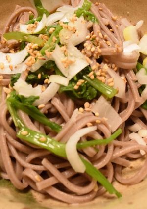 セリとお蕎麦のさっぱりポン酢-レシピのメイン写真
