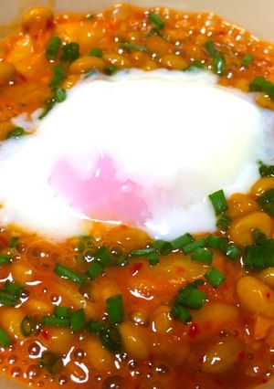 簡単おつまみ☆さっぱり納豆キムチ和え-レシピのメイン写真