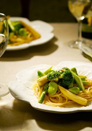 野菜たっぷりバーニャパスタ-レシピのメイン写真