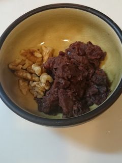 砂糖不使用 簡単 あずきのレーズン煮-レシピのメイン写真