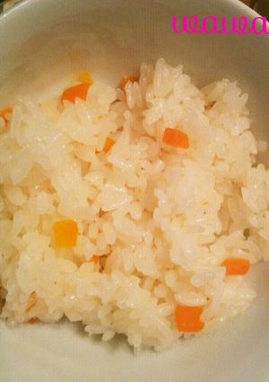 こどもの主食　にんじんごはん-レシピのメイン写真