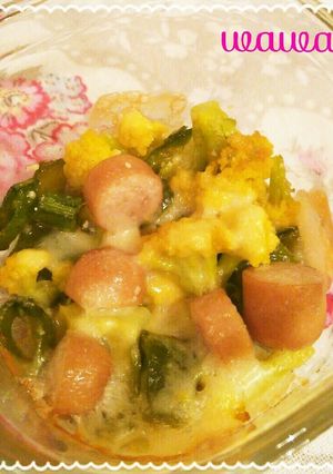 こどもの副菜 カリフラワーチーズ焼き-レシピのメイン写真