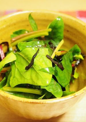 やみつき◎サラダほうれん草の塩昆布和え-レシピのメイン写真