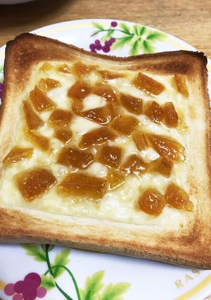 簡単美味☆オレンジピールのチーズトースト-レシピのメイン写真
