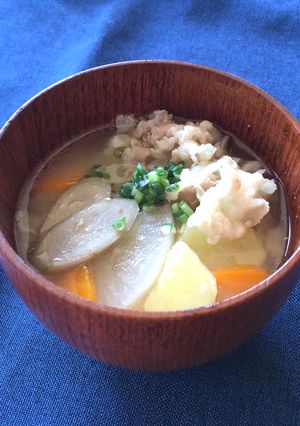 鹿児島の郷土料理！豚汁-レシピのメイン写真