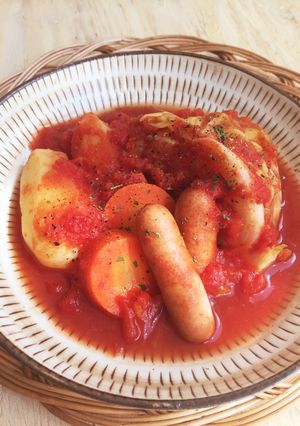 ホクホク温まる♪トマト味の野菜ポトフ-レシピのメイン写真