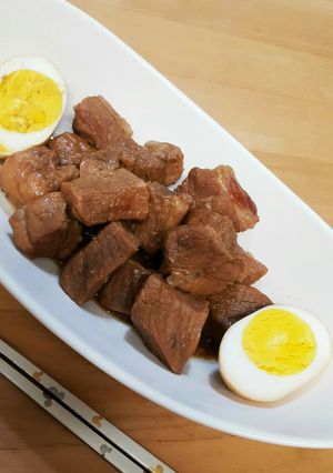 豚肩ロースブロックの、さっぱりお酢煮❕-レシピのメイン写真