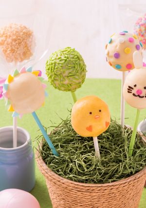 カラフルケーキポップス-レシピのメイン写真