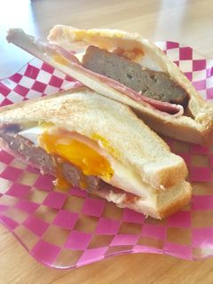 てりたまバーガー風?なホットサンド♡-レシピのメイン写真