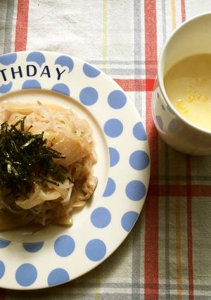 250kcal以下こんにゃくたらこパスタ-レシピのメイン写真