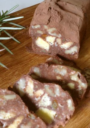 オレンジ風味のチョコサラミ-レシピのメイン写真