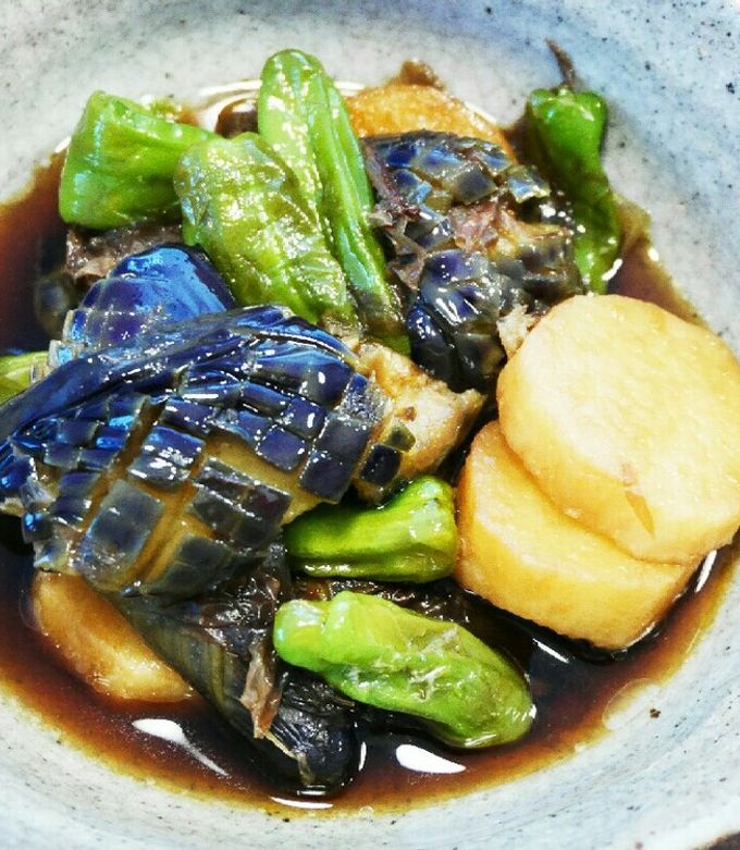 なす長芋ししとうの煮浸し-レシピのメイン写真