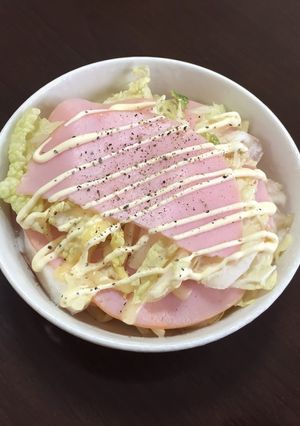ハムと白菜のマヨチーミルフィーユ-レシピのメイン写真