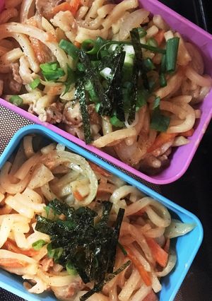 鰹風味でおいしい!創味のつゆで焼うどん-レシピのメイン写真