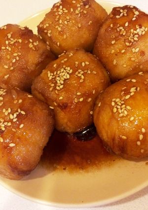肉巻きおにぎり 簡単 焼肉のタレ-レシピのメイン写真