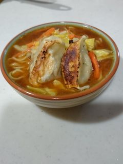 餃子野菜炒め味噌ラーメン-レシピのメイン写真