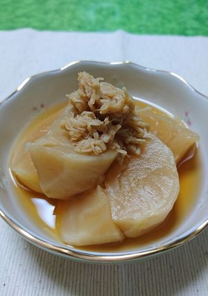 蕪とホタテの煮物-レシピのメイン写真